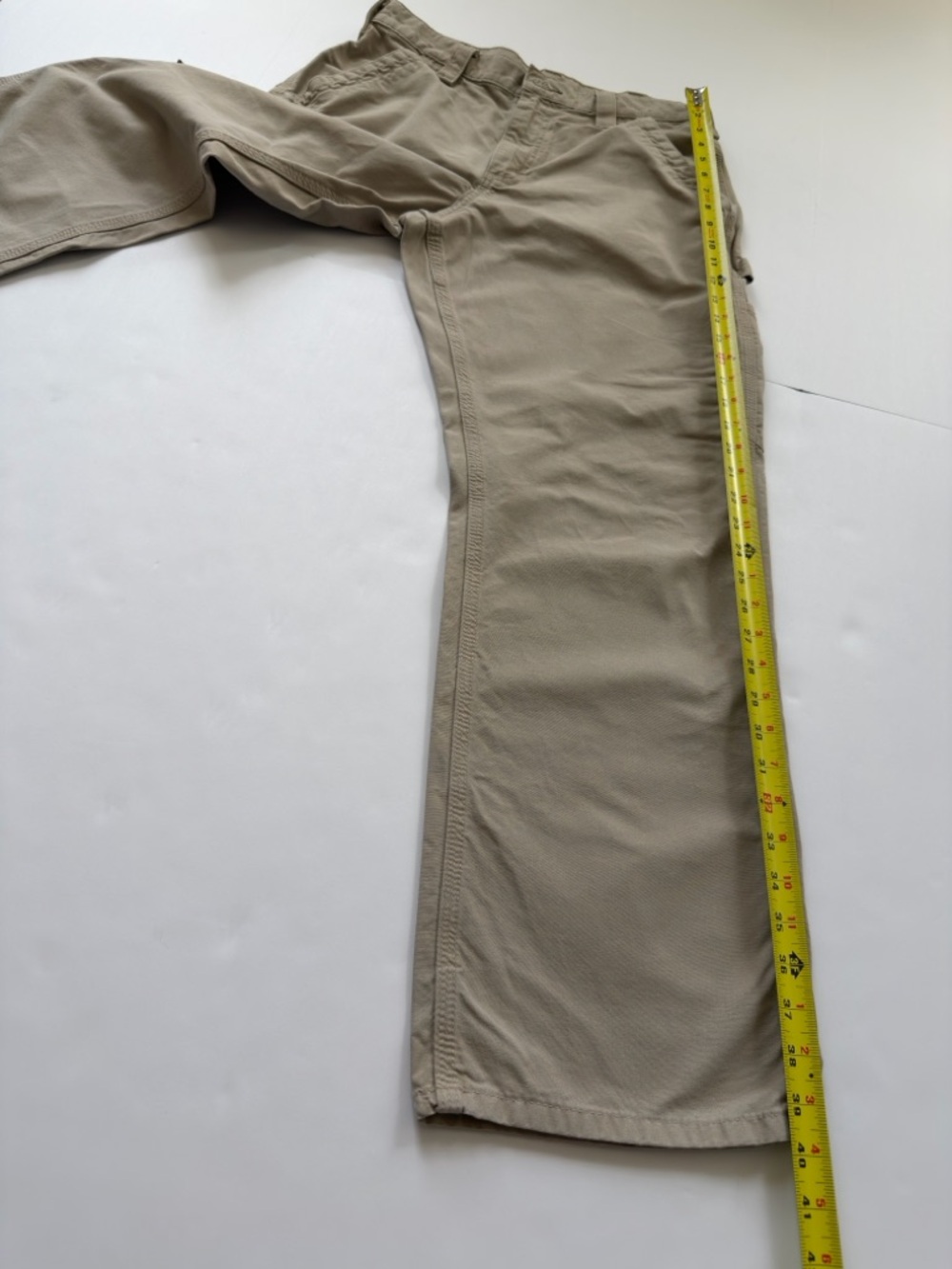 Carhartt B151 Dungaree Fit Pants Mens 32x29 Tan Carpenter Workwear Utility - Picture 6 of 9